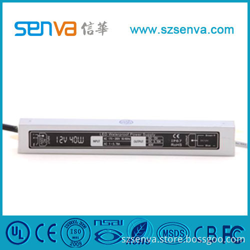 20W High Efficiency LED Driver for Indoor Lights (Senva-D-12V40W)
